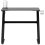 VidaXL vidaXL Gaming Desk with ZZ Shape Legs Black Home Office Computer Desk PC Table 6