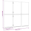 VidaXL (black, 210 x 180 cm) vidaXL Room Divider Wall Partition Screen Panel Room Separator Privacy Screen 8