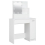 VidaXL vidaXL Dressing Table Set with LED White Engineered Wood Makeup Vanity Desk 8