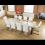 2 Leather Cantilever Dining Chairs White 4
