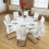 2 Leather Cantilever Dining Chairs White 5