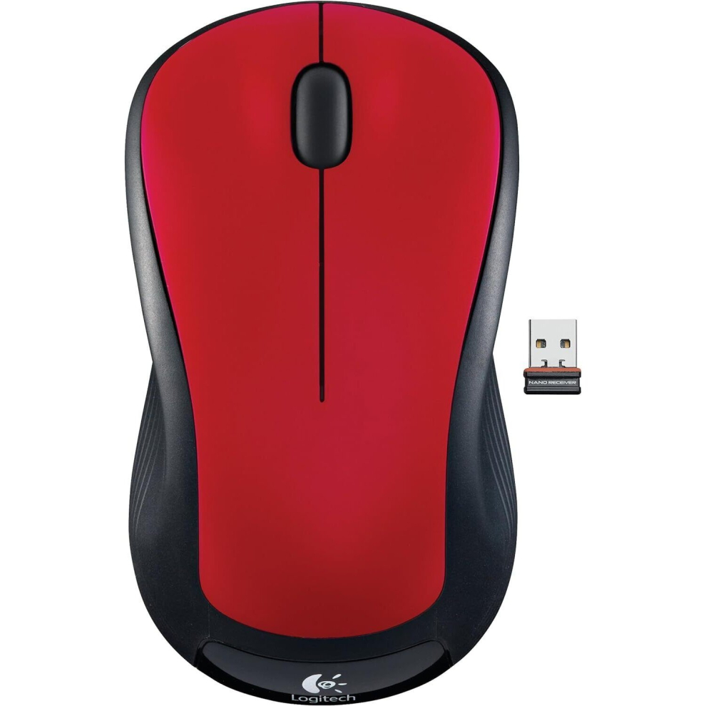 Refurbished Logitech Optical Mouse M310 Red 910-002486