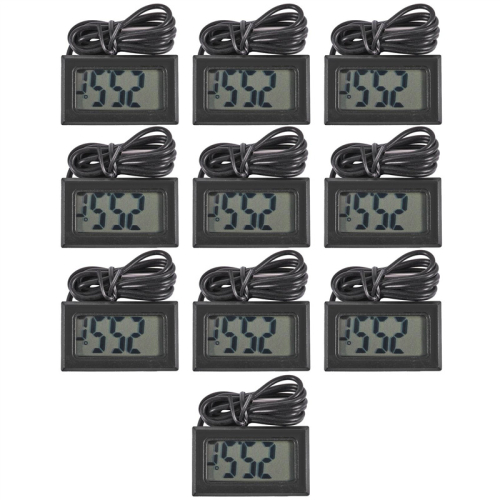 10X LCD Refrigerator Freezer Refrigerator Digital Thermometer Temperature -50 - 110 Celsius