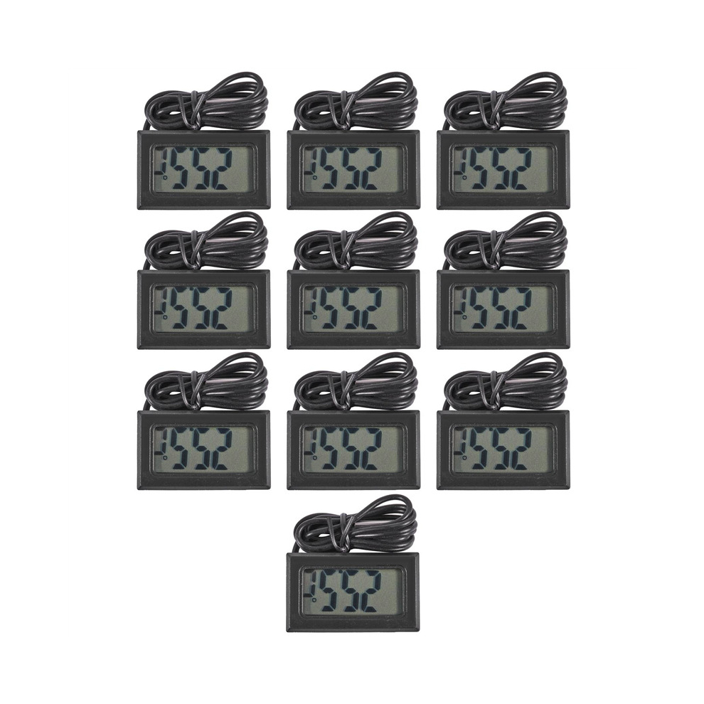 10X LCD Refrigerator Freezer Refrigerator Digital Thermometer Temperature -50 - 110 Celsius