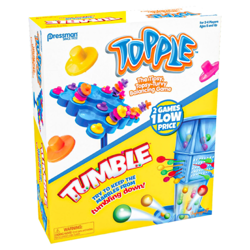 Goliath Topple and Tumble 2 Games-in-1