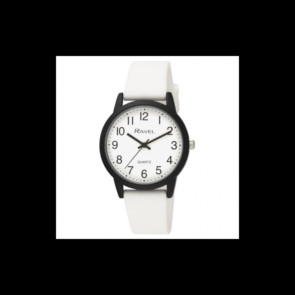 Ravel Men's Sports Dial With Silicone Watch R1814.4 White