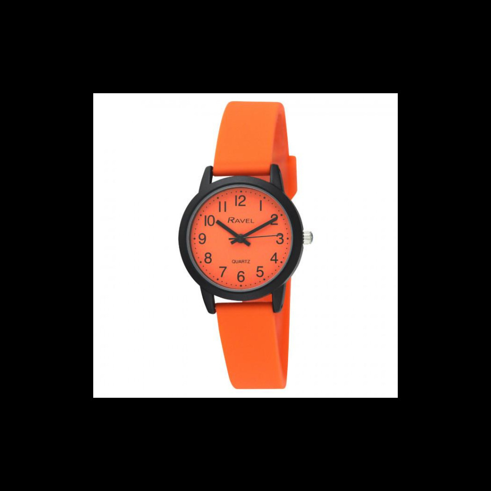Ravel Unisex Sports Silicone Watch R1813.8 Orange