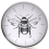 WIDDOP and Co. Hestia Bumblebee Design Grey Wall Clock 30cm Round 1