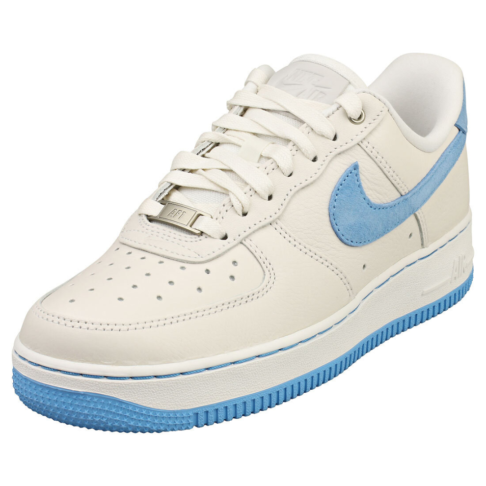 Nike Af1 Lxx Womens Fashion Trainers in White Blue - 3 UK