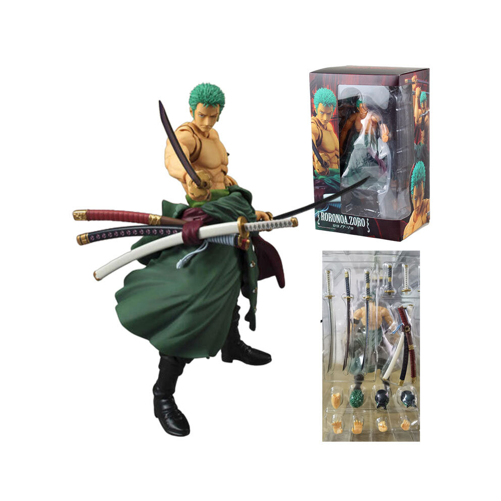 Rywolt One Piece Anime Roronoa Zoro Action Figure All Joints Movable Figures Toys Gifts