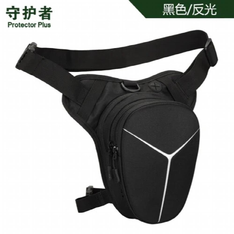Protector Plus Hard Shell Knight Leg Bag Reflective Motorcycle Riding Waist Bag Leg Bag Crossbody Bag Mens Chest Bag Multicoloured 885663725572
