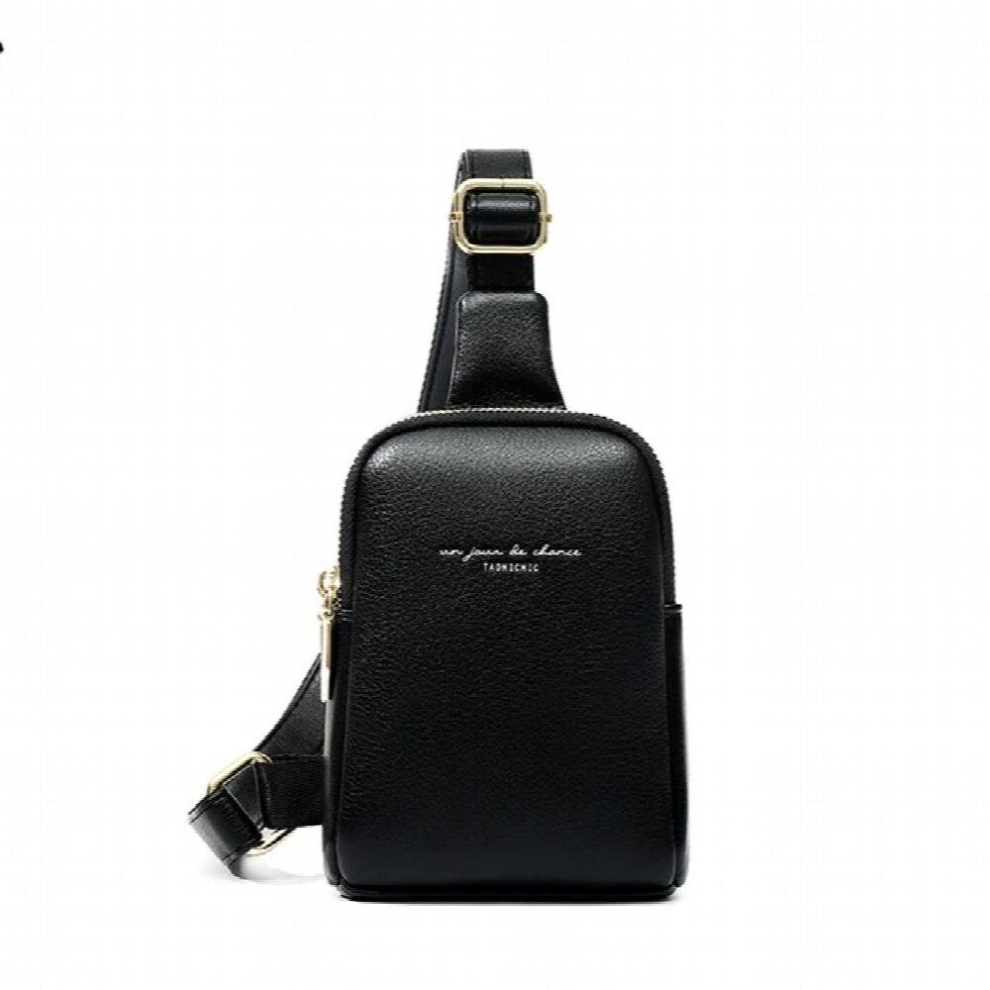 Womens Chest Pack Bag Hip Hop Banana Belt Bag Mini High Crossbody Bags Female PU Leather Waist Bags Purse Pocket-image-OPC-PCXM2TX-NEW