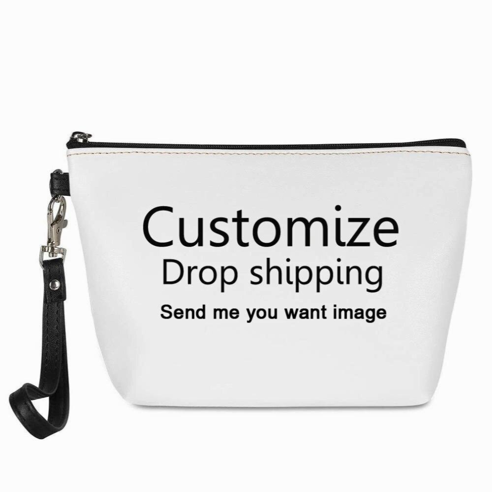 Nopersonality Makeup Bags Small Women Christmas Bag Printing Mama Neceser Cosmetics Pouchs for Travel Make Up Bag