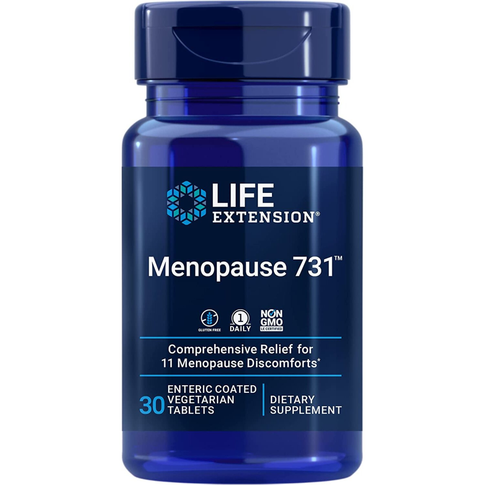 Life Extension Menopause 731 Relief Menopause Discomforts 30 Vegetarian Tablets