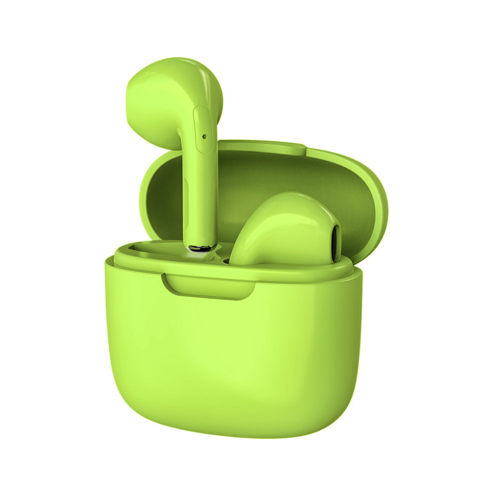 Tanz (Green) Wireless Bluetooth Headphones Earphones Earbuds Iphone Samsung Tws Hiro Buds Green