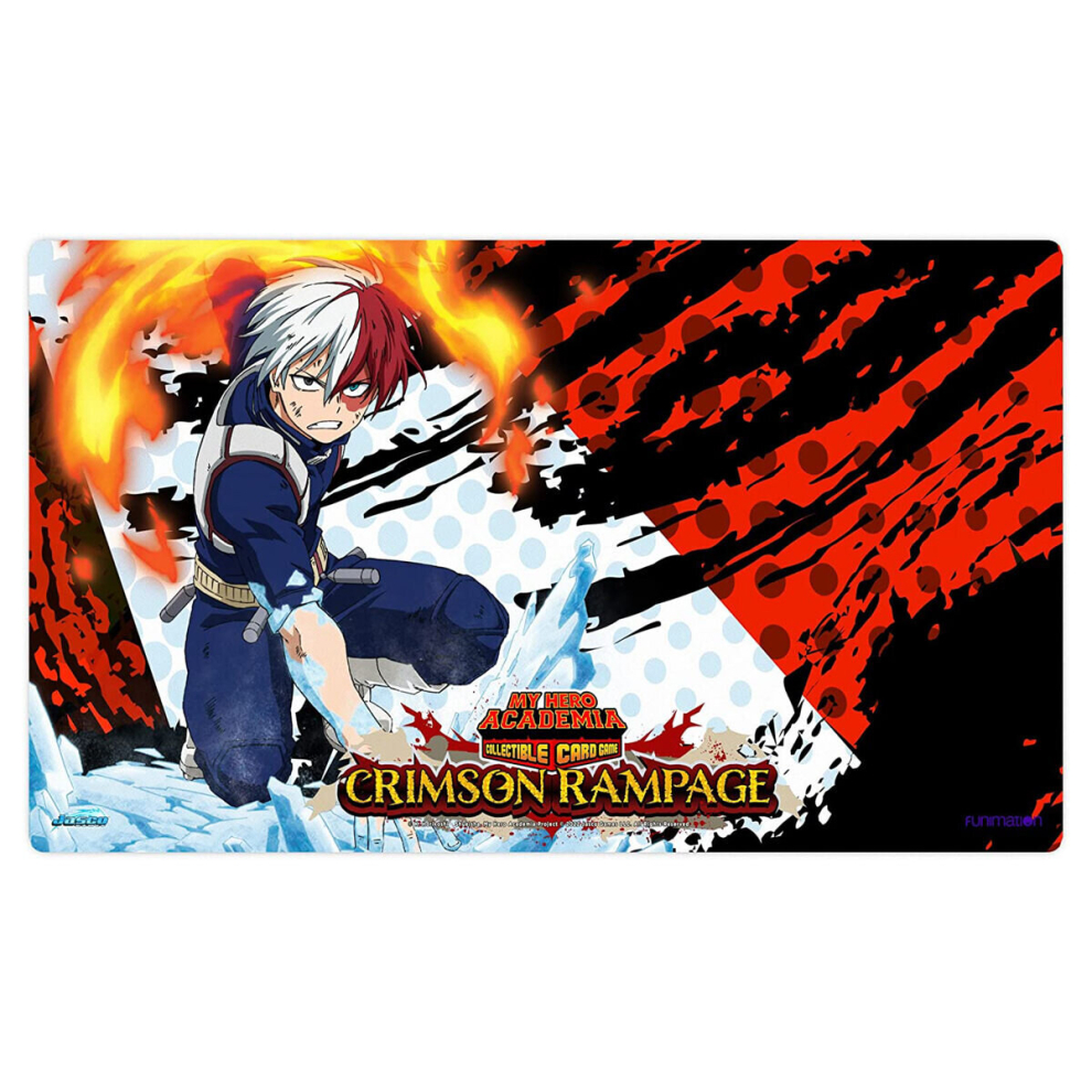 New Asmodee My Hero Academia Ccg: Shoto Todoroki Playmat Mha02g