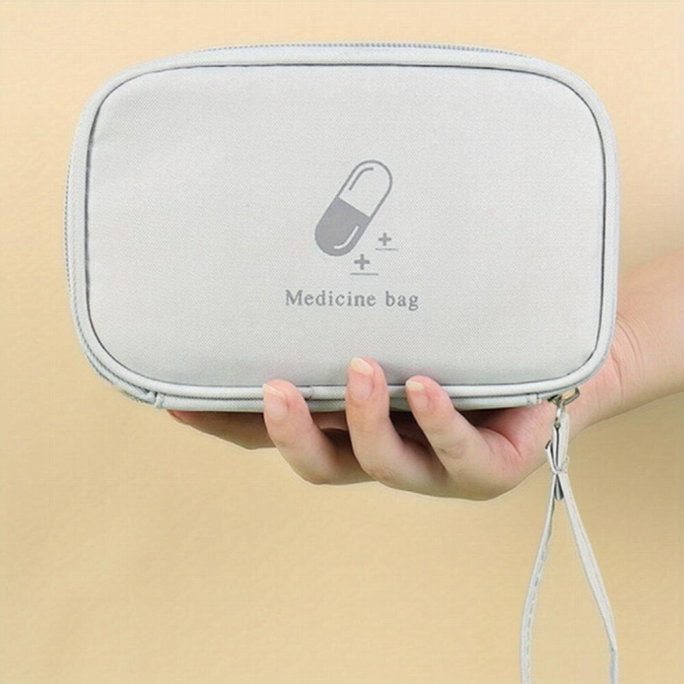 First Aid Medicine Bag Portable Medicine Storage Box Emergency Kits & Pills Package Container For Home Travel Office