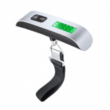 1pc 110lb 50kg Digital Luggage Scale Bilancia portatile in acciaio inox portatile appesa per i viaggiatori