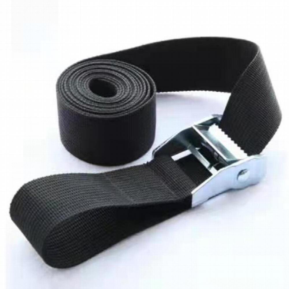 5M 25Mm Tie Down Strap Strong Ratchet Belt Luggage Bag Cargo Lashing With Metal Buckle 885664839582