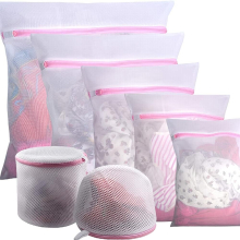 7PCS Mesh Laundry Storage Bag Travel Clothes Organizer Washable Clothing Underwear Bra Container