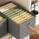 Gray Clothes Storage Box Versatile Wardrobe Organizer Lightweight Container Without Grids 3