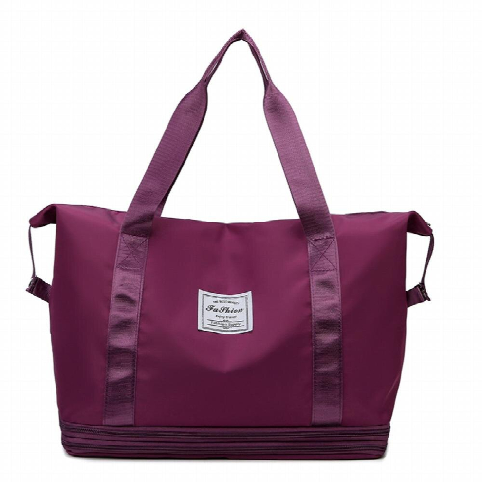 Expended Foldable Luggage Duffle Bag Sports Fitness Gym Bag Carry On Weekender Overnight Bag & Travel Accessories-image-OPC-PCXMDDG-NEW