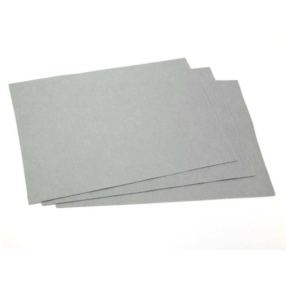 (Grey) Minerva Self Adhesive 9x12inch Felt Fabric Sheets - Each