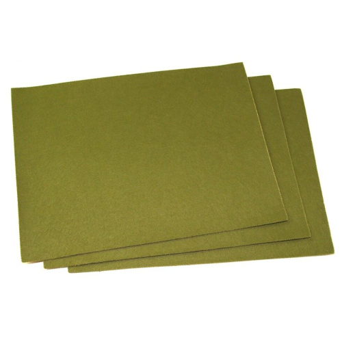 (Moss Green) Minerva Self Adhesive 9x12inch Felt Fabric Sheets - each