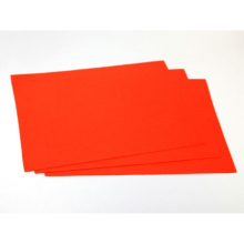 (Pumpkin Orange) Minerva Self Adhesive 9x12inch Felt Fabric Sheets - each