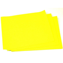 (Super Bright Yellow) Minerva Self Adhesive 9x12inch Felt Fabric Sheets - each