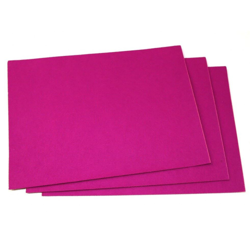 (Fuchsia Pink) Minerva Self Adhesive 9x12inch Felt Fabric Sheets - each