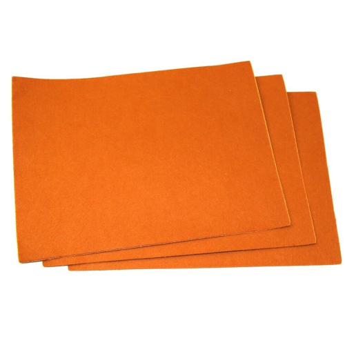 Minerva Core Range Self Adhesive 9x12inch Felt Fabric Sheets Amber Brown - per pack of 10