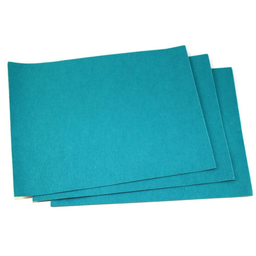 (Teal) Minerva Self Adhesive 9x12inch Felt Fabric Sheets - each