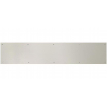 Brass Accents A09-P0640-670 6 in. x 40 in. Kick Plate Satin Nickel-Aluminum Screw Mount