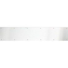 Brass Accents A09-P0840-630 8 in. x 40 in. Kick Plate Satin Stainless Steel Screw Mount