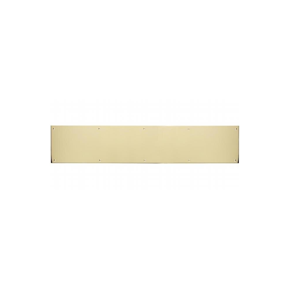 Brass Accents A09-P0634-Pvd 6 In. X 34 In. Kick Plate Lifetime Polished Brass Screw Mount 714983576321