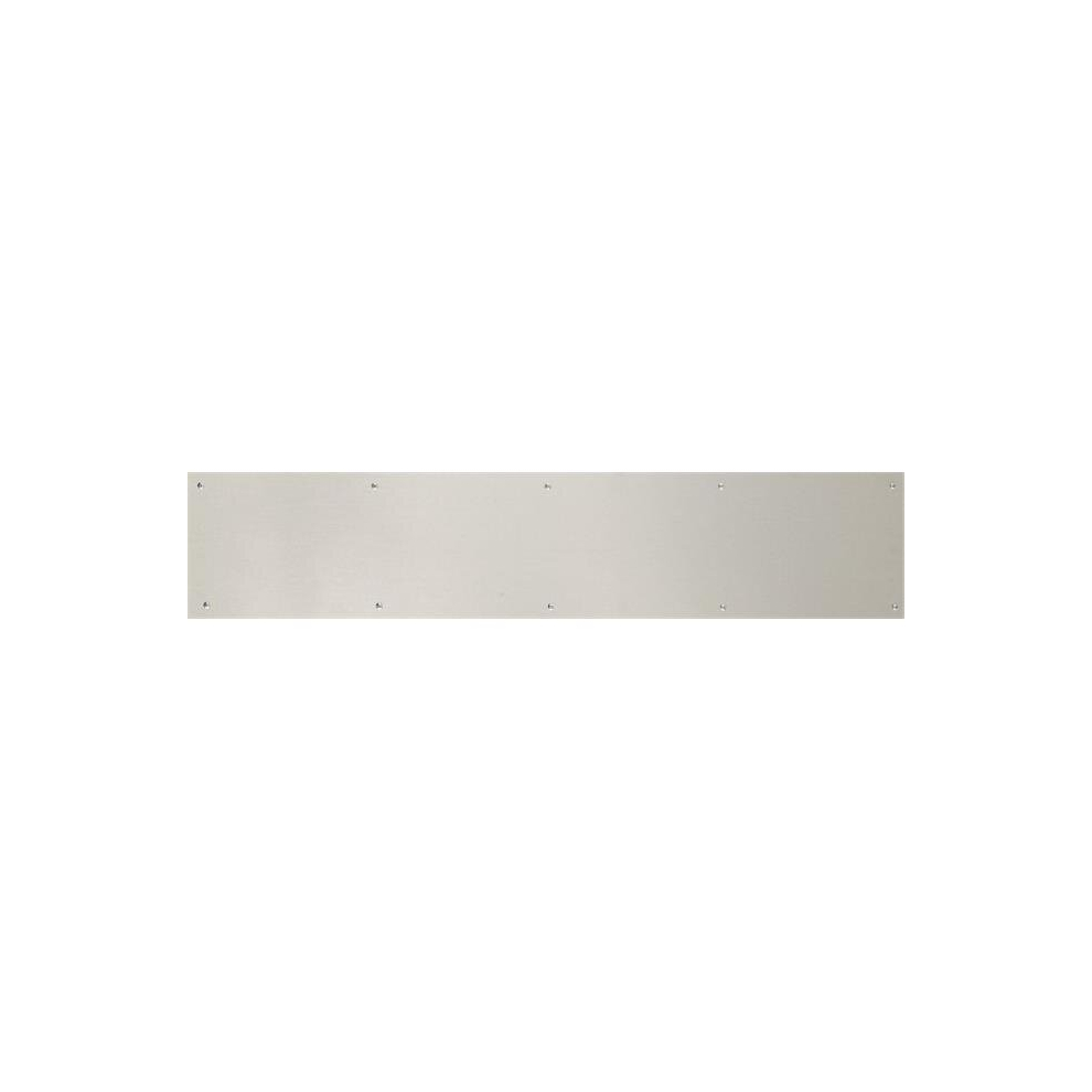 Brass Accents A09-P0840-670 8 In. X 40 In. Kick Plate Satin Nickel-Aluminum Screw Mount 612520686987