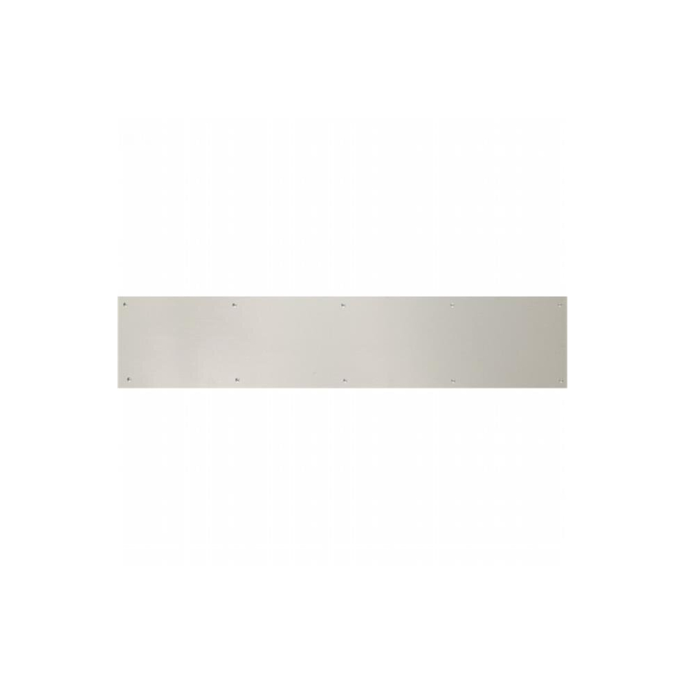 Brass Accents A09-P0630-670 6 In. X 30 In. Kick Plate Satin Nickel-Aluminum Screw Mount 714983576789