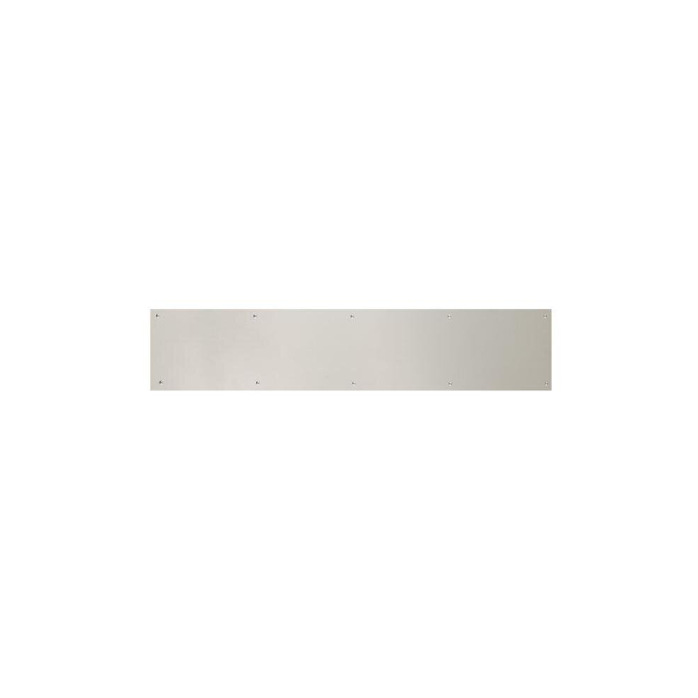 Brass Accents A09-P0628-619Mag 6 In. X 28 In. Kick Plate Satin Nickel Magnetic Mount 714983577571