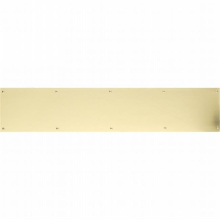Brass Accents A09-P0628-PVD 6 in. x 28 in. Kick Plate Lifetime Polished Brass Screw Mount
