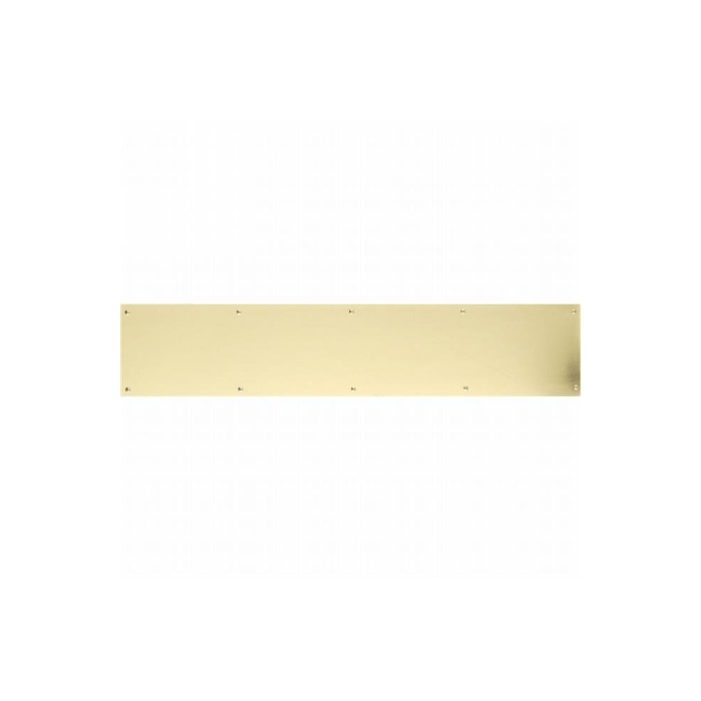 Brass Accents A09-P0628-Pvd 6 In. X 28 In. Kick Plate Lifetime Polished Brass Screw Mount 714983577373