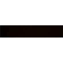 Brass Accents A09-P0830-DB 8 in. x 30 in. Kick Plate Dark Bronze Aluminum Screw Mount
