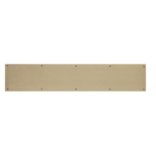 Brass Accents A09-P0628-609ADH 6 in. x 28 in. Kick Plate Antique Brass Adhesive Mount