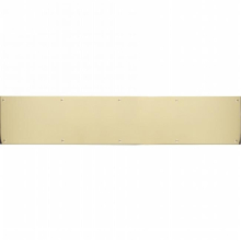 Brass Accents A09-P0628-628 6 in. x 28 in. Kick Plate Polished Brass-Aluminum Screw Mount