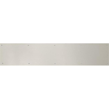 Brass Accents A09-P0634-619 6 in. x 34 in. Kick Plate Satin Nickel Screw Mount