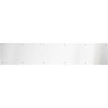 Brass Accents A09-P0634-630ADH 6 in. x 34 in. Kick Plate Satin Stainless Steel Adhesive Mount