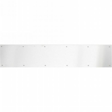 Brass Accents A09-P0630-630 6 in. x 30 in. Kick Plate Satin Stainless Steel Screw Mount