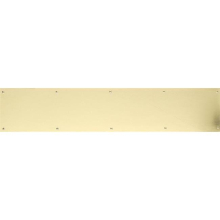 Brass Accents A09-P0640-PVD 6 in. x 40 in. Kick Plate Lifetime Polished Brass Screw Mount