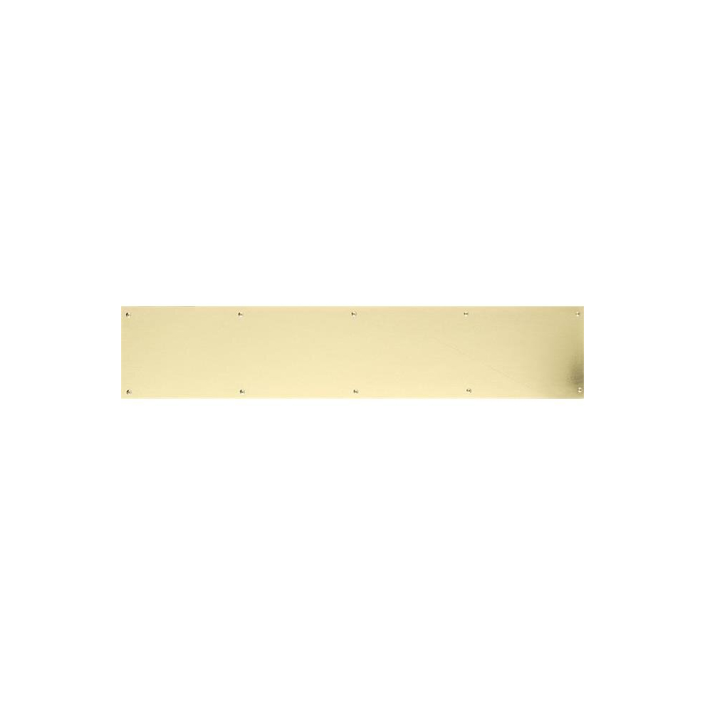 Brass Accents A09-P0640-Pvd 6 In. X 40 In. Kick Plate Lifetime Polished Brass Screw Mount 714983576024