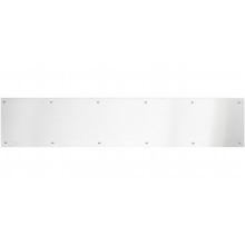 Brass Accents A09-P0640-630 6 in. x 40 in. Kick Plate Satin Stainless Steel Screw Mount